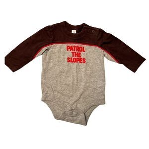 Baby Gap “Patrol the Slopes” Onesie 3-6 months‎